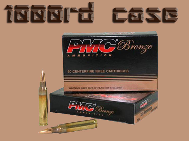 PMC Bronze .223 55gr FMJ-BT 1000rd Case
